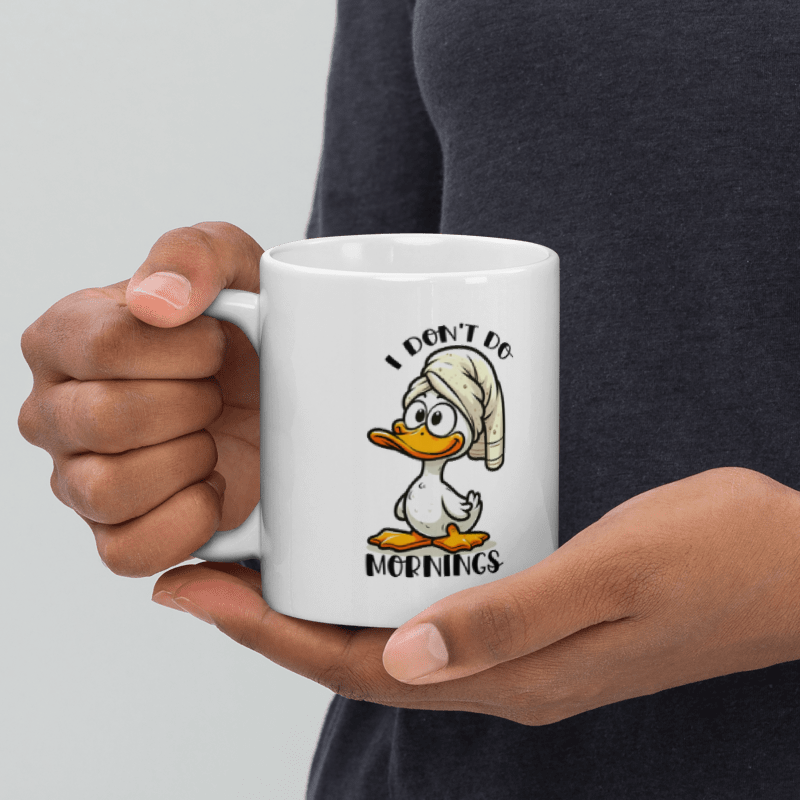 I Don't Do Mornings Funny 11oz Mug