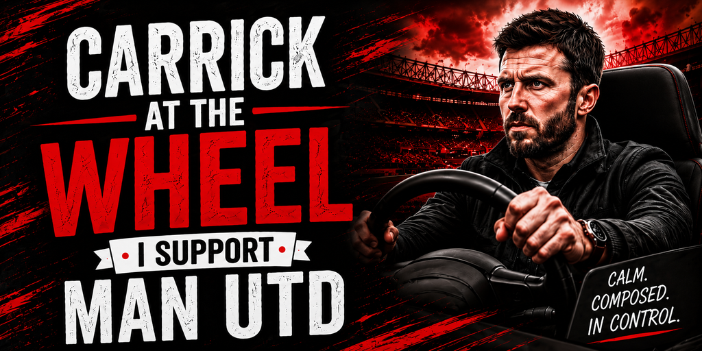 Carrick At The Wheel Printed Man Utd Mug
