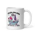 Splish Spash Your Opinion Is Trash Funny 11oz Mug
