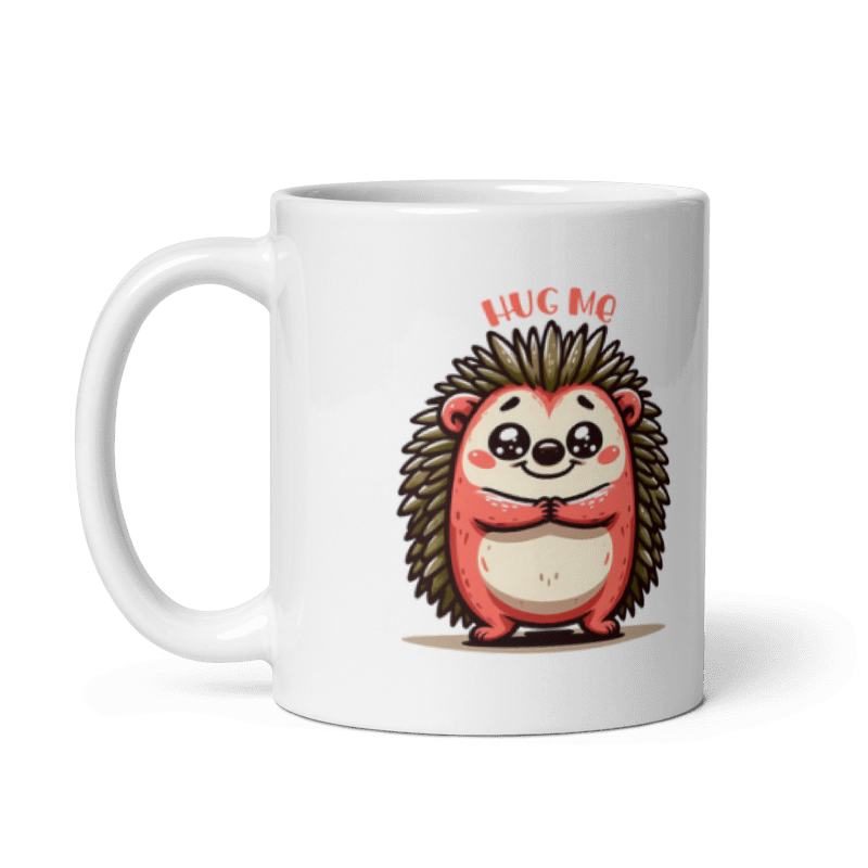 Hug Me Hedgehog Funny 11oz Mug