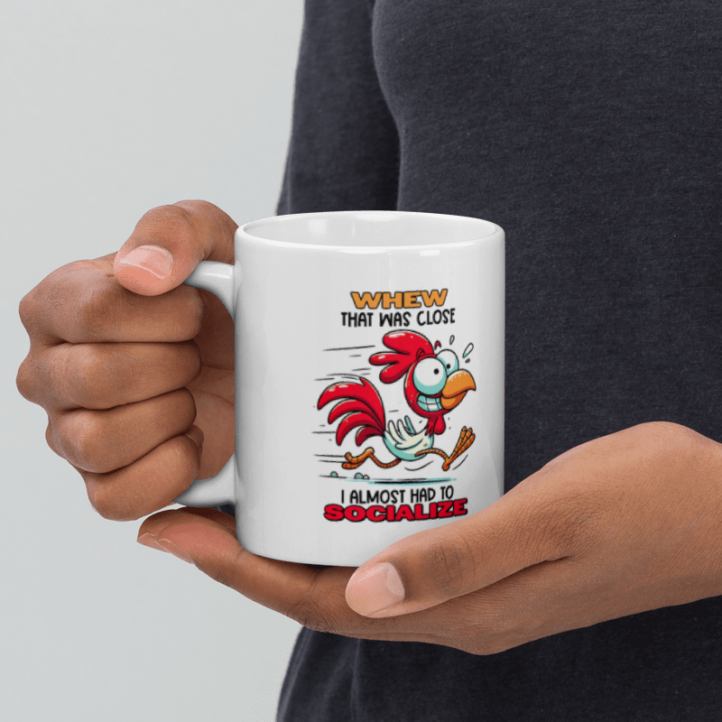 I Almost Had To Socialize Funny 11oz Mug