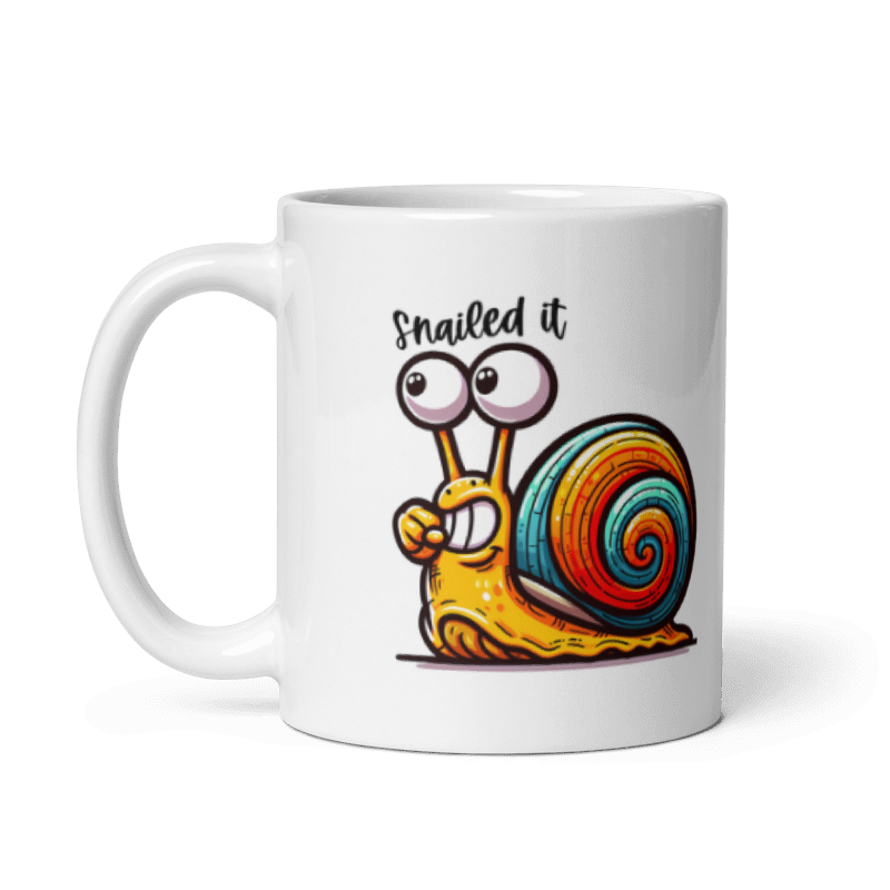 Snailed It Funny 11oz Mug