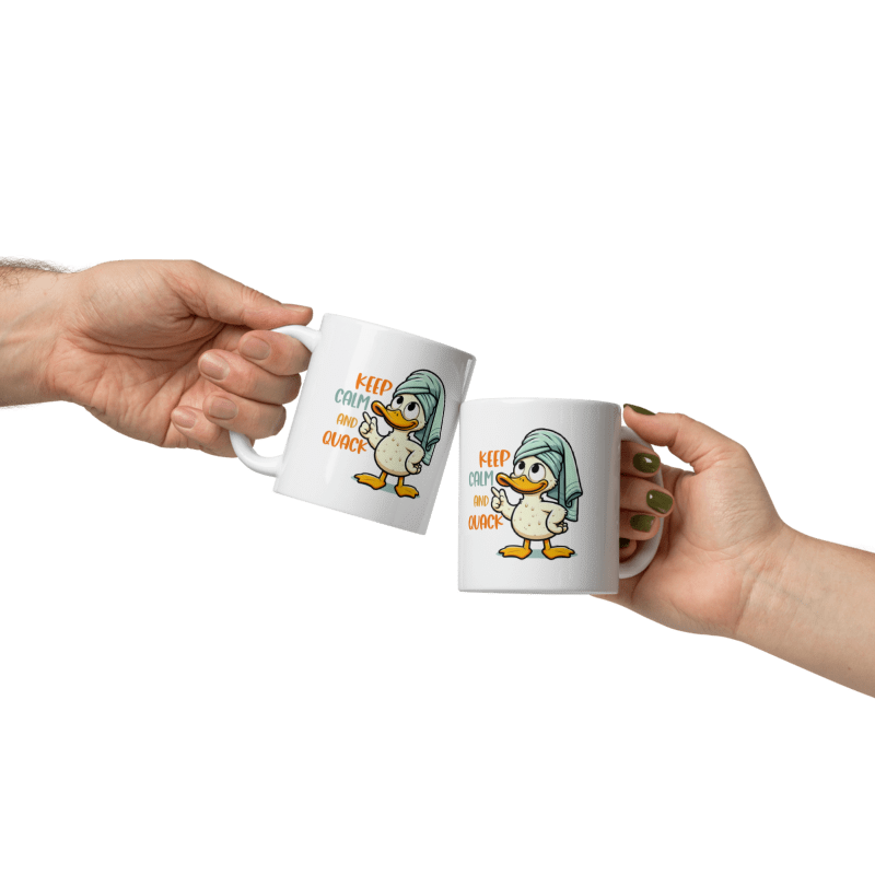 Keep Calm And Quack Funny 11oz Mug