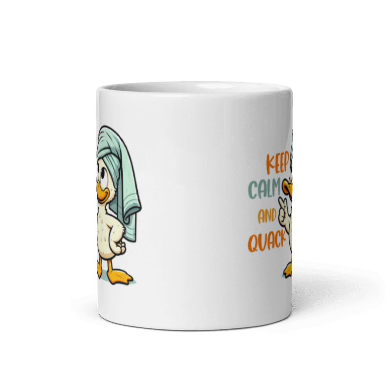 Keep Calm And Quack Funny 11oz Mug