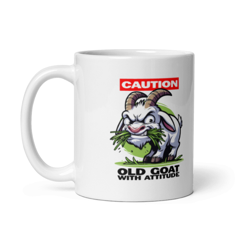 Old Goat With Attitude Funny 11oz Mug