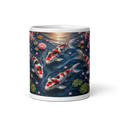 Koi Carp Pond Design Sanke Printed Mug