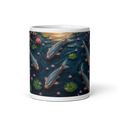 Koi Carp Pond Design Shusui Printed Mug