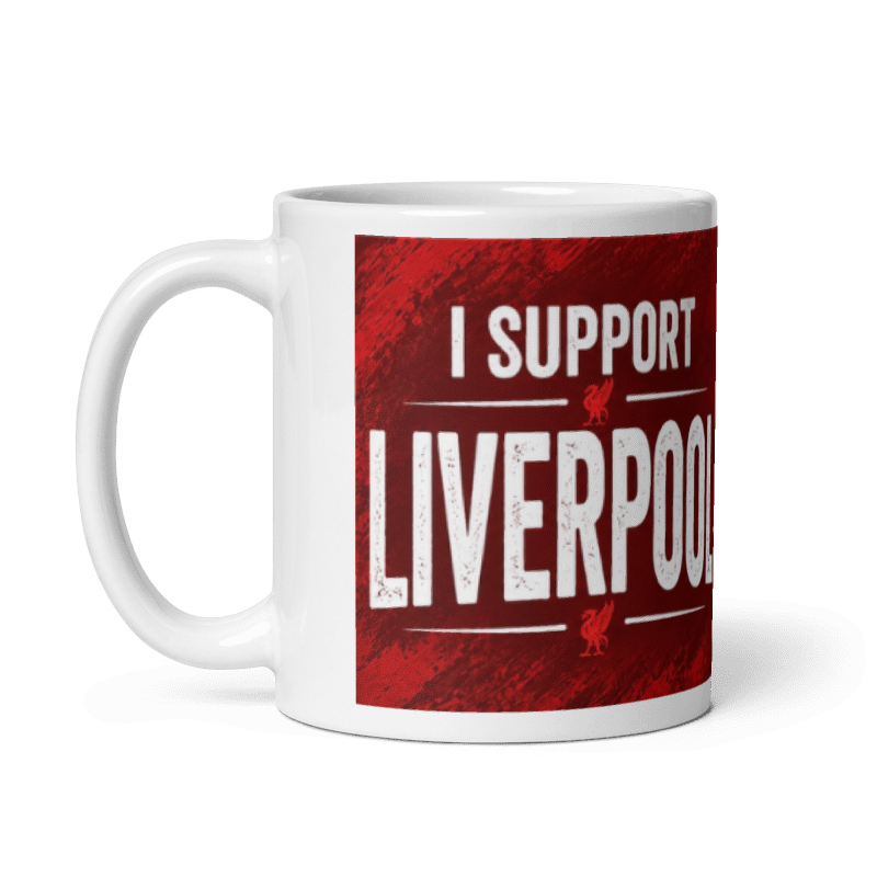 I support Liverpool Funny Printed Mug