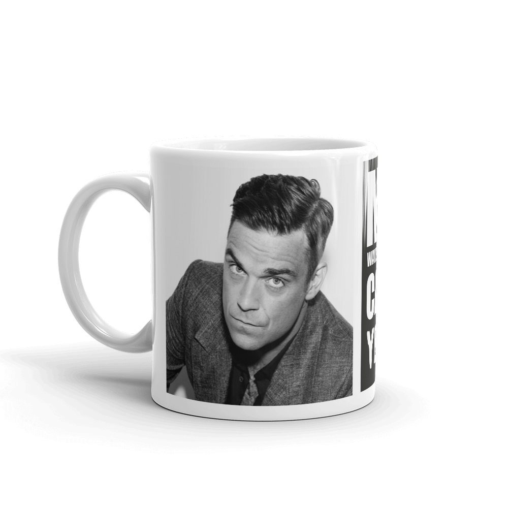 Robbie Williams Can You Kick It 11oz Mug