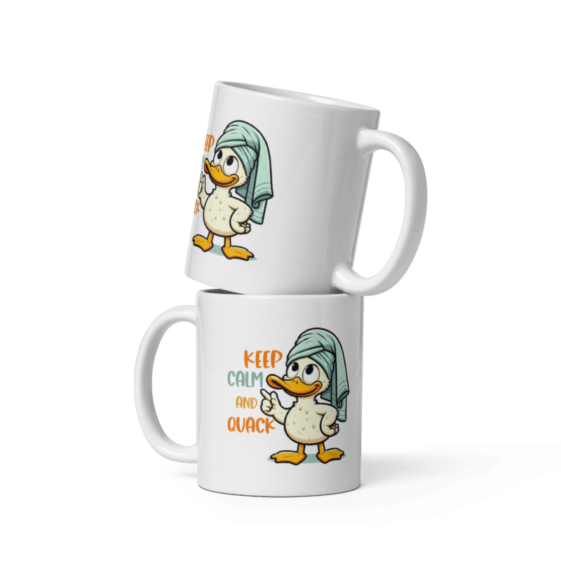 Keep Calm And Quack Funny 11oz Mug