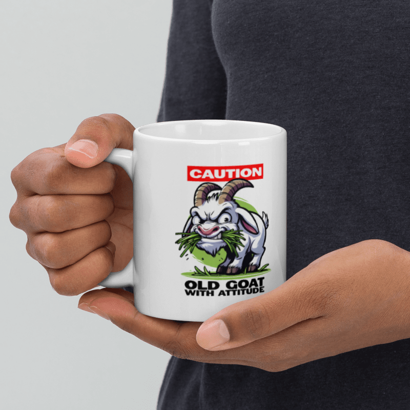 Old Goat With Attitude Funny 11oz Mug