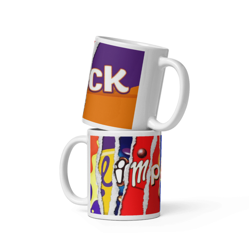 Limp Dick Rude Chocolate Bar Mug