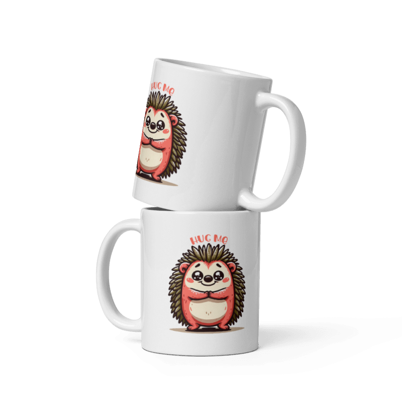 Hug Me Hedgehog Funny 11oz Mug