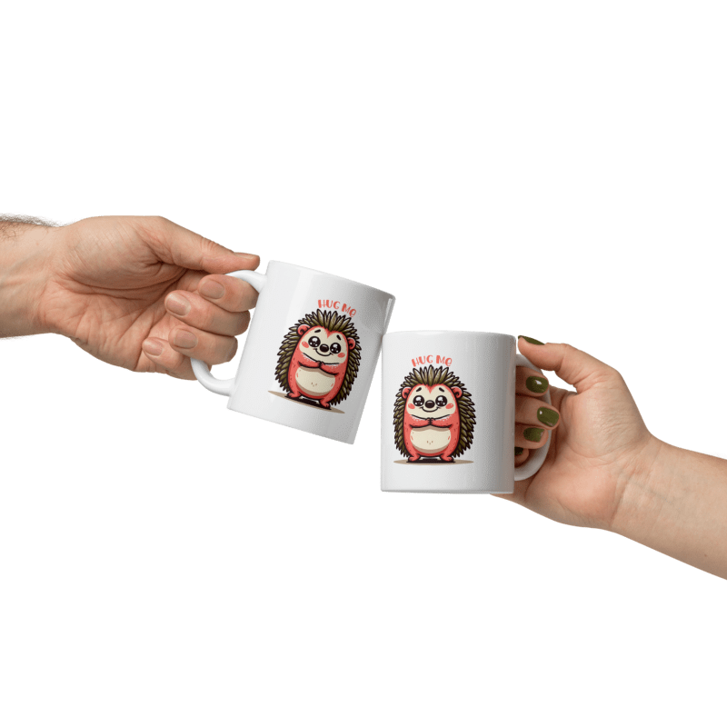 Hug Me Hedgehog Funny 11oz Mug
