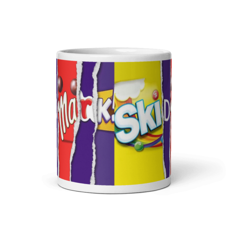 Skid Mark Chocolate Bar Mug