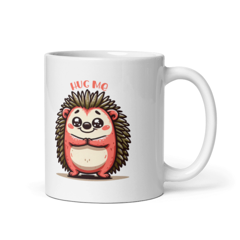 Hug Me Hedgehog Funny 11oz Mug