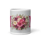 Mum Flower Design Mug 11oz Mug