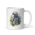 African Grey Parrot Print 11oz Mug