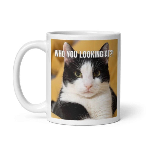 Funny Cat Meme 11oz Printed Mug