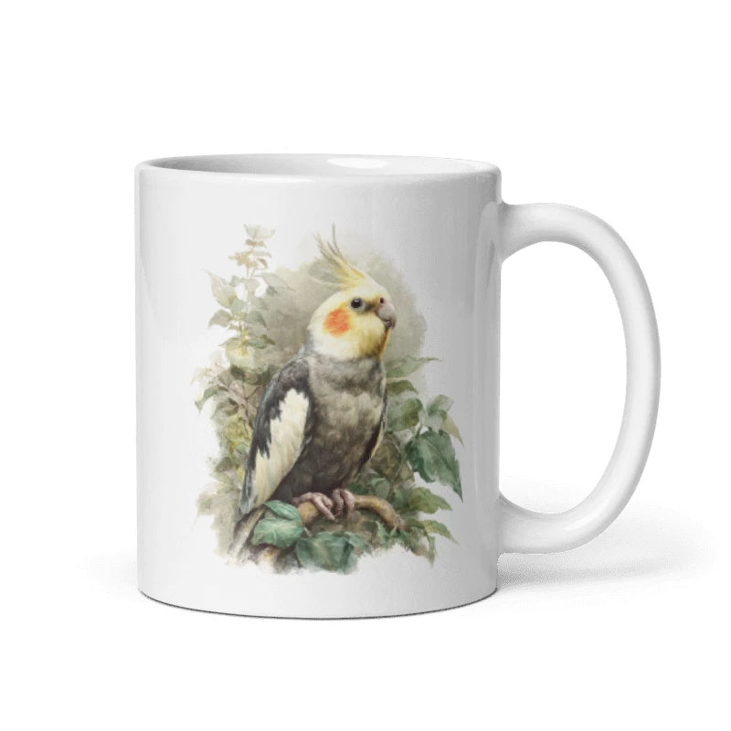 Cockatiel Print 11oz Mug