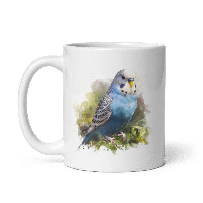 Budgerigar Print 11oz Mug