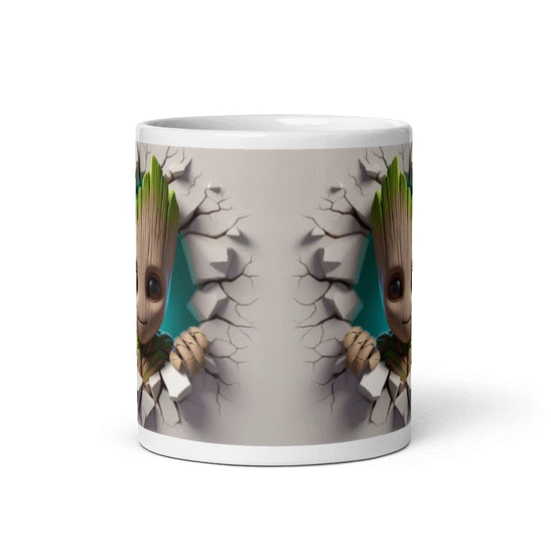 Baby Groot Smash Out Mug  11oz Mug