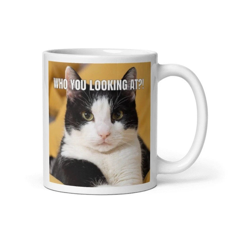 Funny Cat Meme 11oz Printed Mug