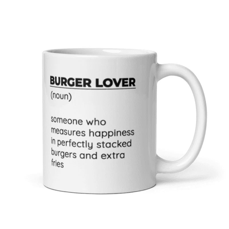 Official Burger Lover Funny 11oz Mug
