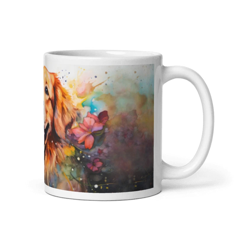 Golden Retriever Water Colour 11oz Mug